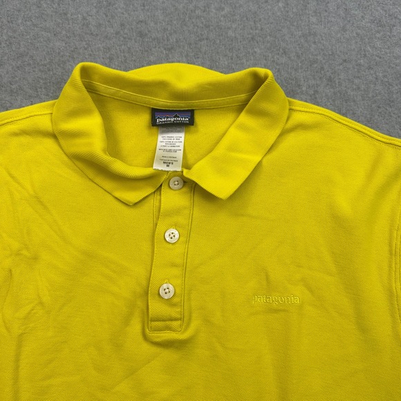 Patagonia Other - Patagonia Polo Shirt Organic Cotton Short Sleeve Casual Top Mens Size M SpellOut